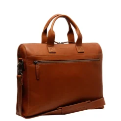 Herentassen|15.6 Inch Laptoptassen>The Chesterfield Brand Levanto Laptopbag cognac