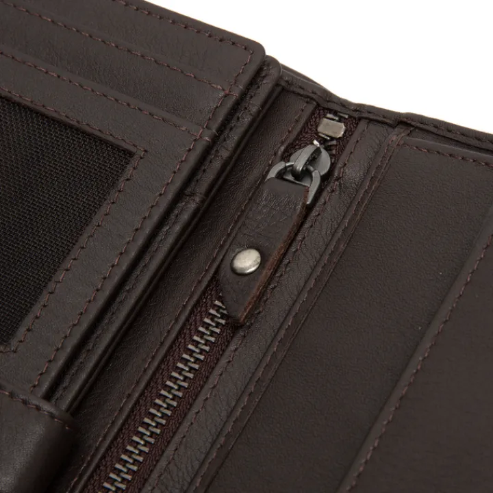 Rfid Portemonnees|Leren Portemonnees>The Chesterfield Brand Leroy Billfold High brown