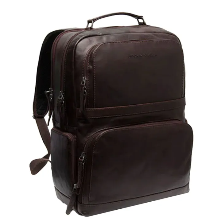 Kleine Rugzakken|Heren Rugzakken>The Chesterfield Brand Lennox Backpack brown