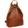 Kleine Rugzakken|Dames Rugzakken>The Chesterfield Brand Manchester Backpack cognac