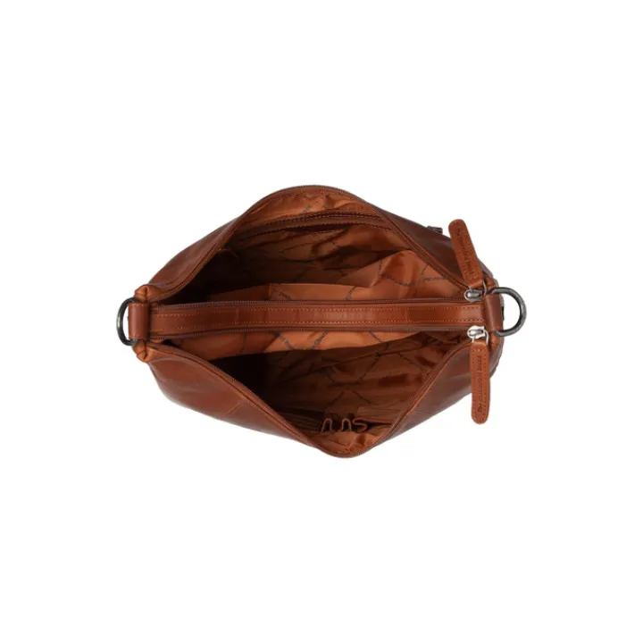 Schoudertassen|Handtassen>The Chesterfield Brand Marle Schoudertas cognac