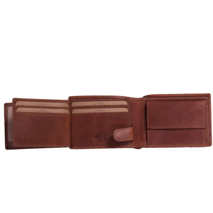 Rfid Portemonnees|Leren Portemonnees>The Chesterfield Brand Marvin Billfold cognac