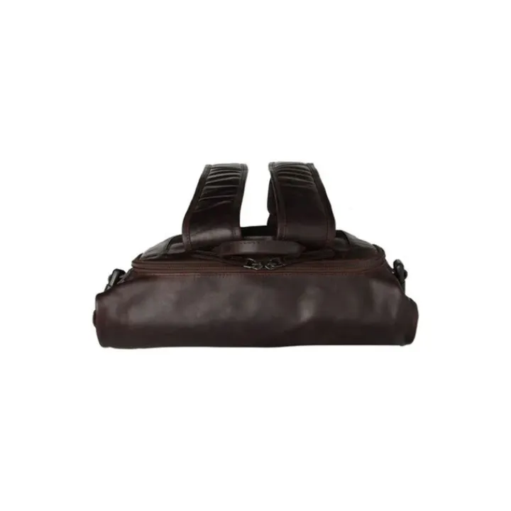 Kleine Rugzakken|13 Inch Laptoptassen>The Chesterfield Brand Mazara Rugzak bruin