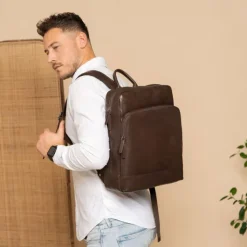 Kleine Rugzakken|Daypack>The Chesterfield Brand Nicola Backpack brown