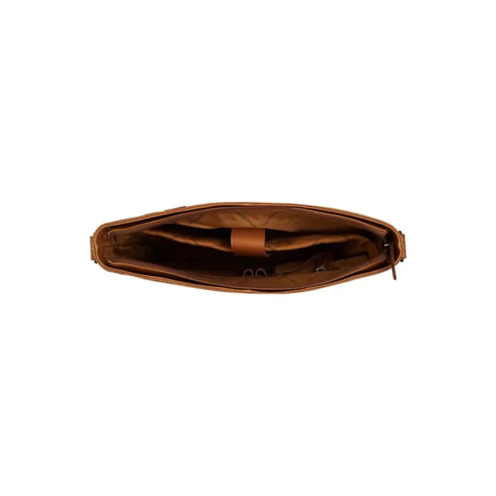 15 Inch Laptoptassen|Laptop Schoudertassen>The Chesterfield Brand Nunavik Shopper cognac