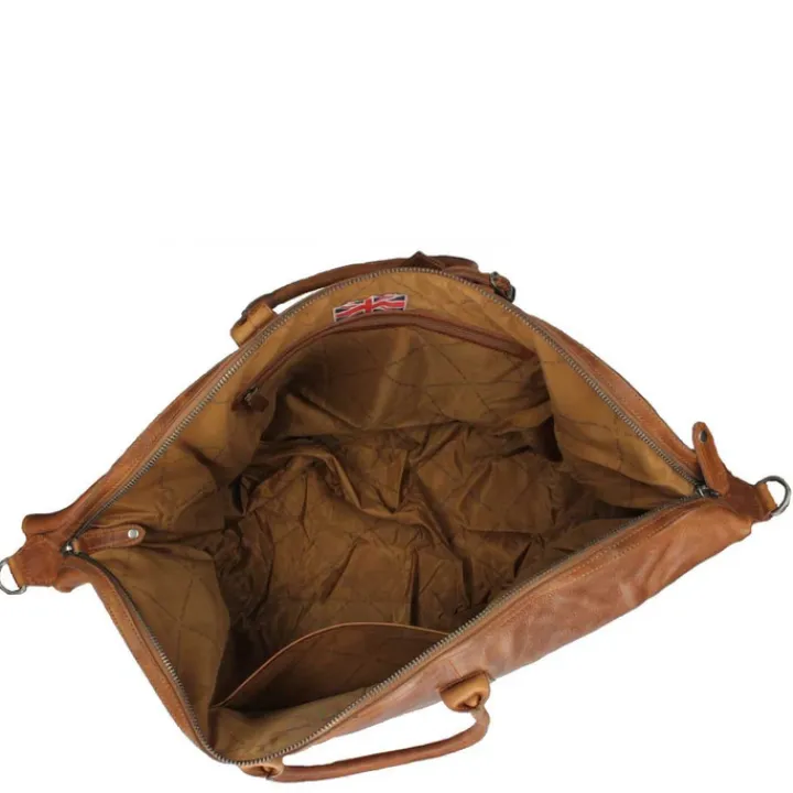 Handbagage Reistassen|Heren Reistassen>The Chesterfield Brand Portsmouth Travelbag cognac