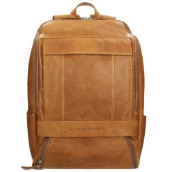 Kleine Rugzakken|Heren Rugzakken>The Chesterfield Brand Rich Laptop Backpack cognac