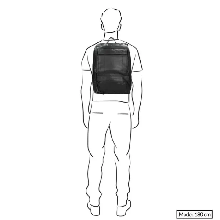 Kleine Rugzakken|Heren Rugzakken>The Chesterfield Brand Rich Laptop Backpack cognac