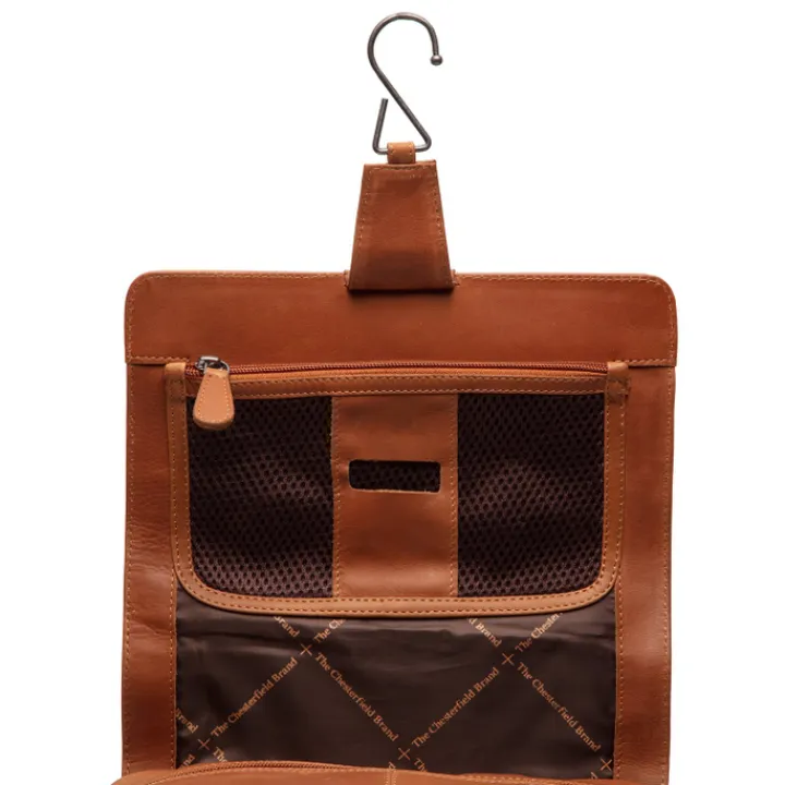 Toilettassen>The Chesterfield Brand Rosario Toilettas cognac