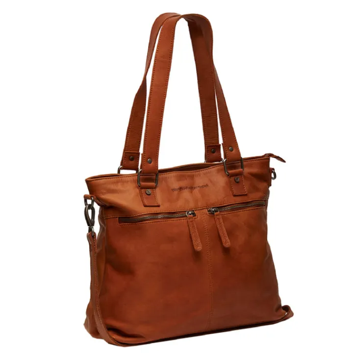 Shoppers|Schoudertassen>The Chesterfield Brand Rome Shopper cognac