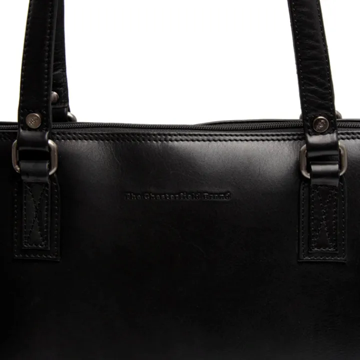 Schoudertassen|Damestassen>The Chesterfield Brand Selvino Shoulderbag black