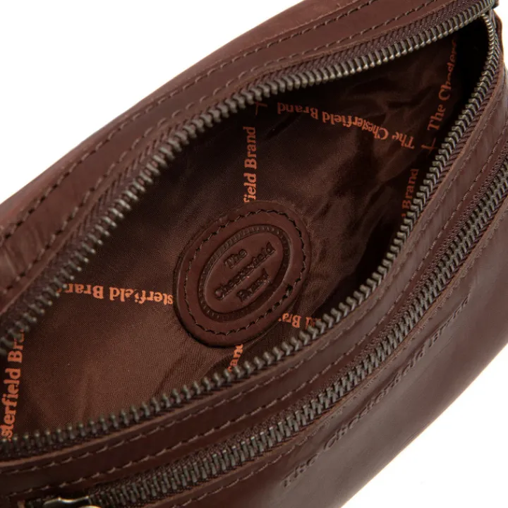 Heuptassen|Crossbody>The Chesterfield Brand Toronto Gordeltas brown