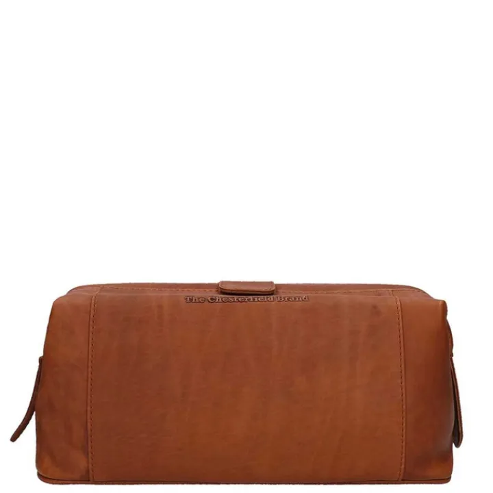 Toilettassen>The Chesterfield Brand Vince Toiletbag cognac