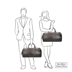 Handbagage Reistassen|Heren Reistassen>The Chesterfield Brand William Travelbag brown