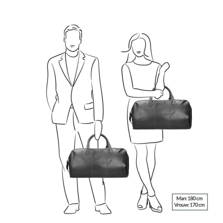 Handbagage Reistassen|Heren Reistassen>The Chesterfield Brand William Travelbag black