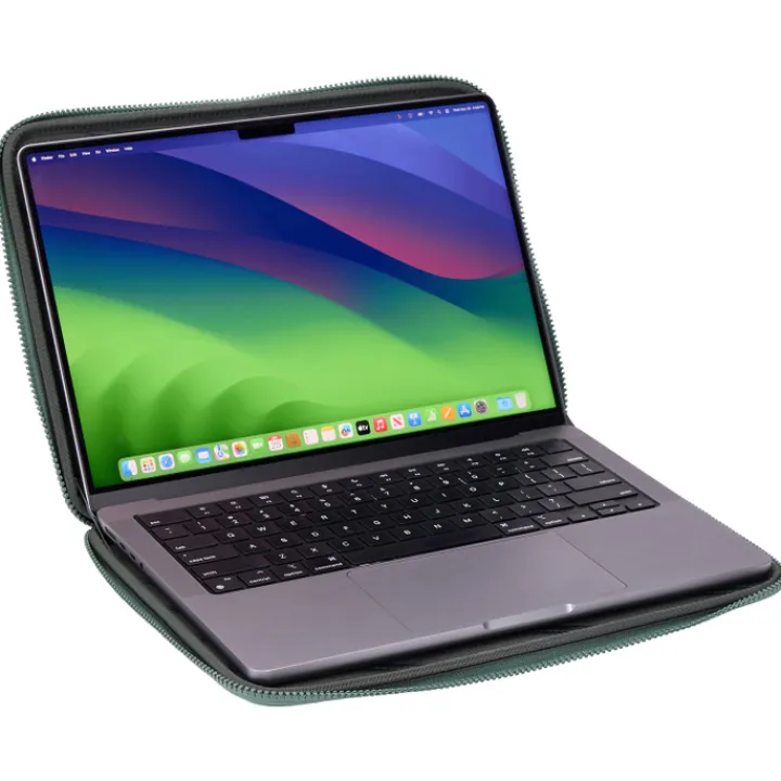 Laptop Sleeves|Laptop Hoezen>Thule Gauntlet 5 MacBook Sleeve 14" hazy green