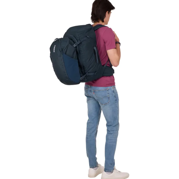 Grote Rugzakken|Hiking Backpacks>Thule Landmark Travel Pack 60L darkest blue