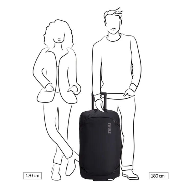 Grote Reistassen|Heren Reistassen>Thule Subterra 2 Wheeled Duffel black