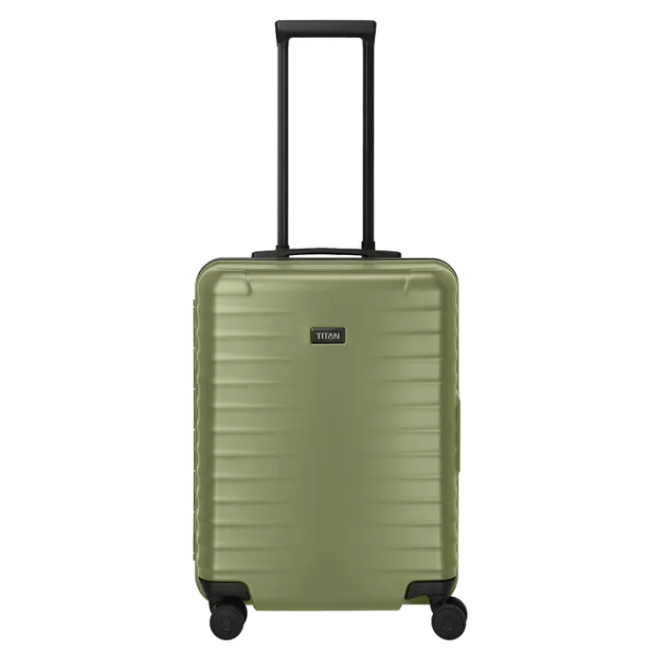 Transavia Trolleys|Ryanair Trolleys>Titan Overseas 4 Wheel Cabin Spinner forest green
