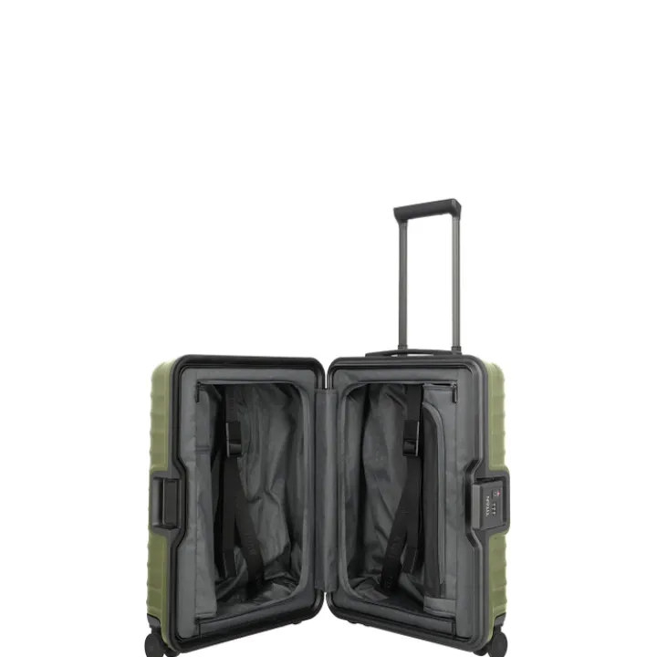 Transavia Trolleys|Ryanair Trolleys>Titan Overseas 4 Wheel Cabin Spinner forest green