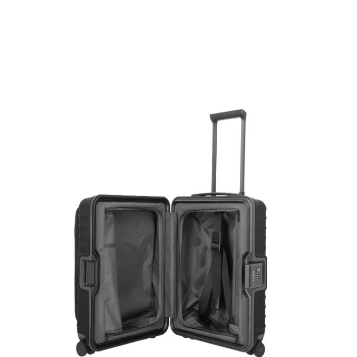 Transavia Trolleys|Handbagage Trolleys>Titan Overseas 4 Wheel Cabin Spinner Frontpocket nightshade black