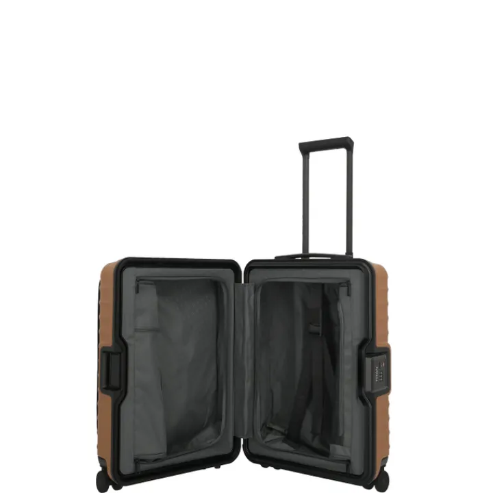Transavia Trolleys|Handbagage Trolleys>Titan Overseas 4 Wheel Cabin Spinner Frontpocket canyon bronze