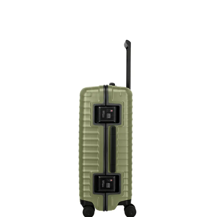 Reistrolleys|Reiskoffers>Titan Overseas 4 Wheel Trolley M+ forest green