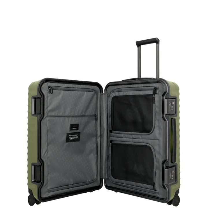 Reistrolleys|Reiskoffers>Titan Overseas 4 Wheel Trolley M+ forest green