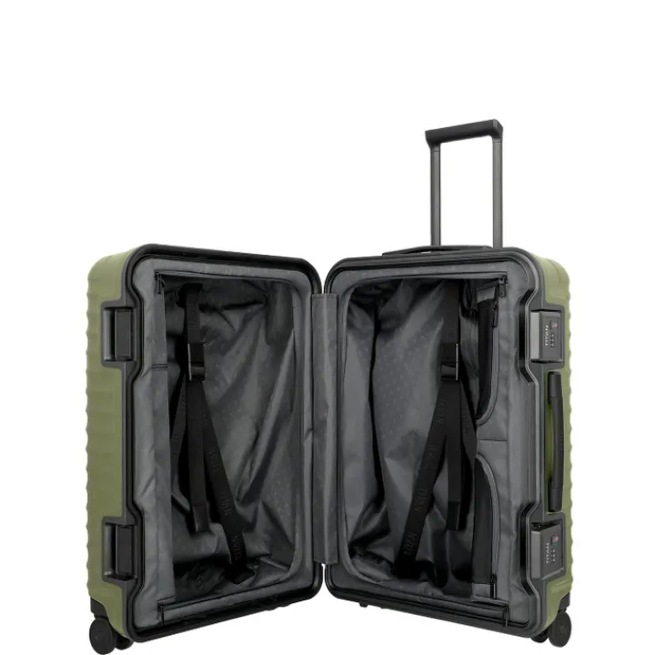 Reistrolleys|Reiskoffers>Titan Overseas 4 Wheel Trolley M+ forest green