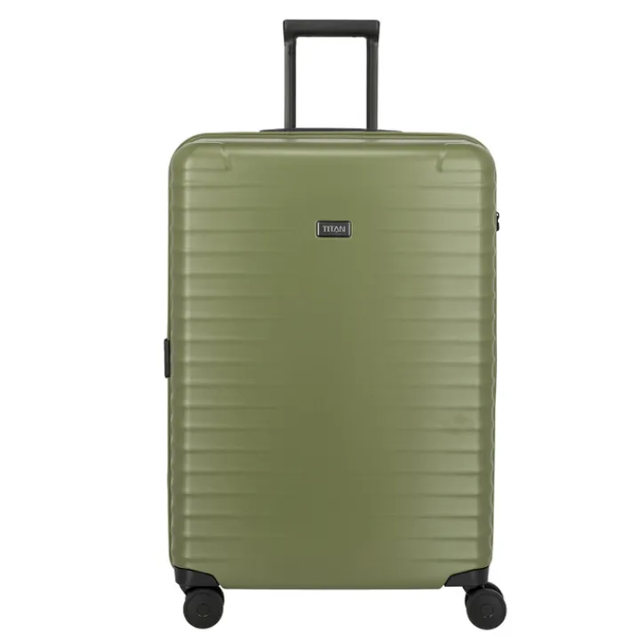 Reistrolleys|Reiskoffers>Titan Upgrade 4 Wheel Trolley L forest green