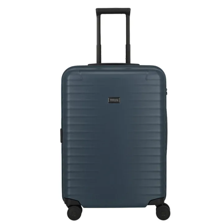 Reistrolleys|Reiskoffers>Titan Upgrade 4 Wheel Trolley M midnight blue