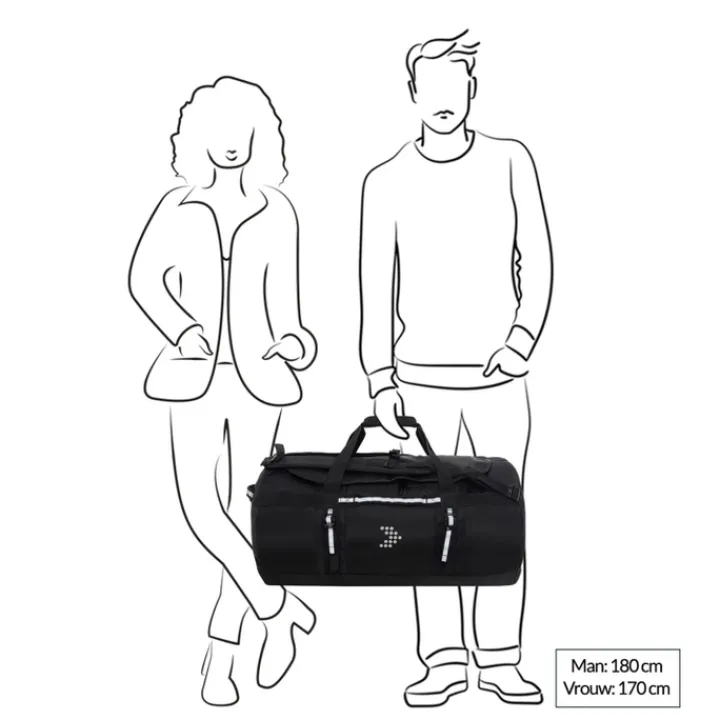 Heren Reistassen|Dames Reistassen>Travelbags The Base Duffle Backpack M black
