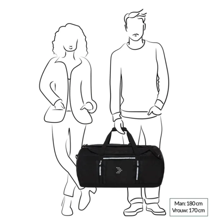 Grote Reistassen|Heren Reistassen>Travelbags The Base Duffle Backpack L blue