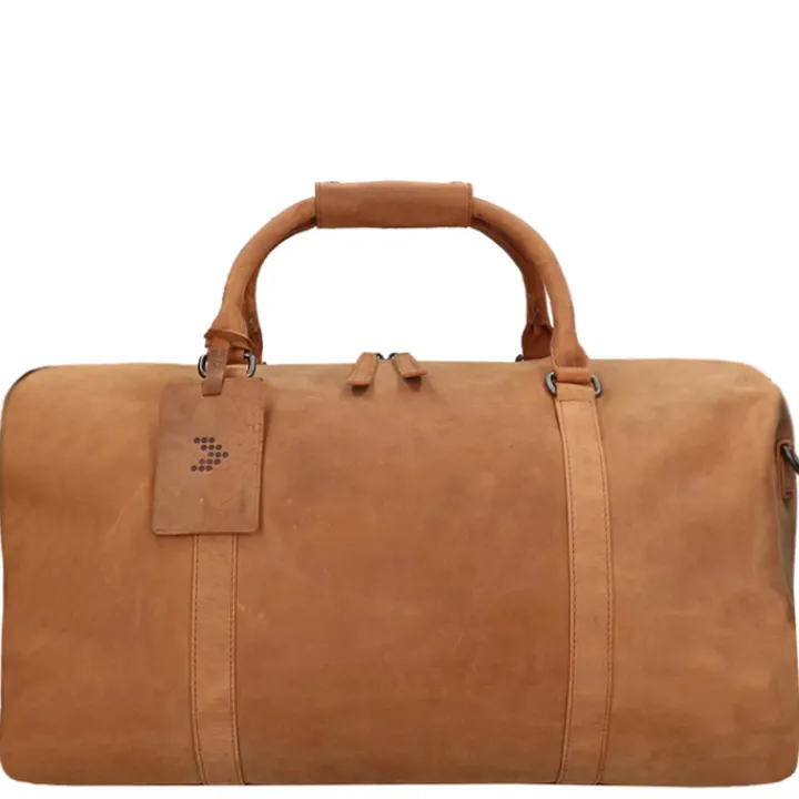 Kleine Reistassen|Handbagage Reistassen>Travelbags The Base Leather Weekender cognac