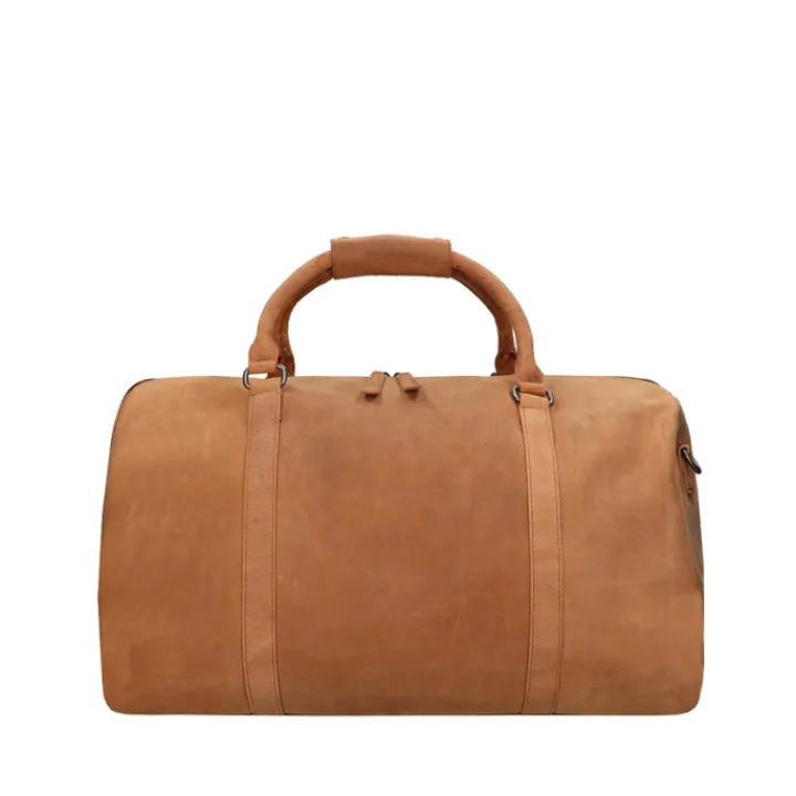 Kleine Reistassen|Handbagage Reistassen>Travelbags The Base Leather Weekender cognac
