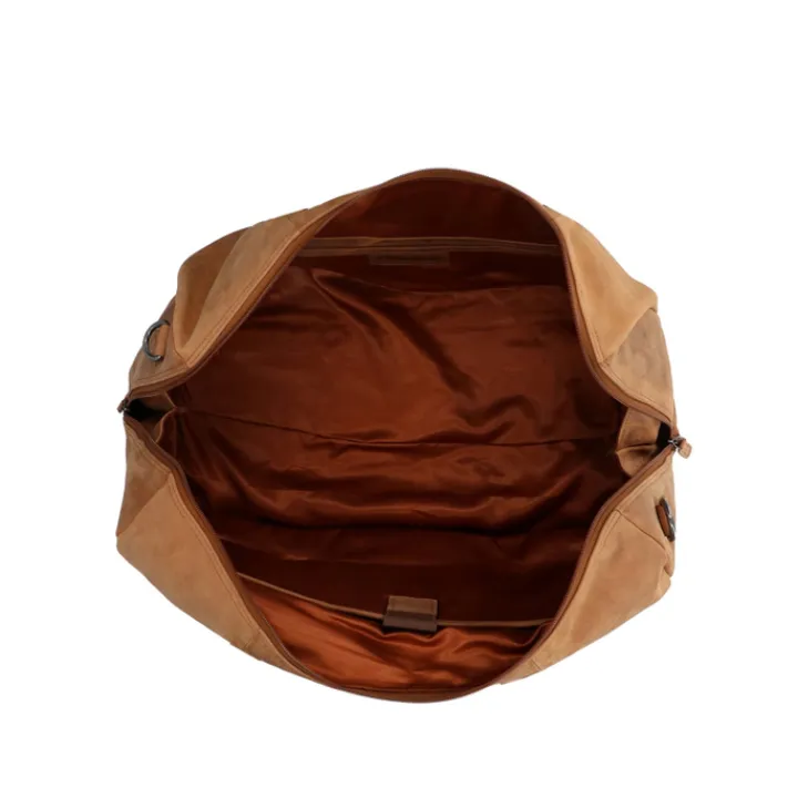 Kleine Reistassen|Handbagage Reistassen>Travelbags The Base Leather Weekender cognac