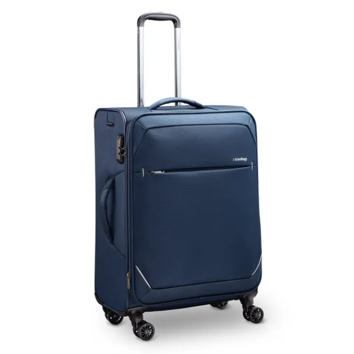 Reistrolleys|Lichtgewicht Koffers>Travelbags The Base Soft Trolley 68 dark blue