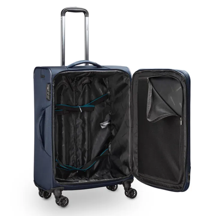 Reistrolleys|Lichtgewicht Koffers>Travelbags The Base Soft Trolley 68 dark blue
