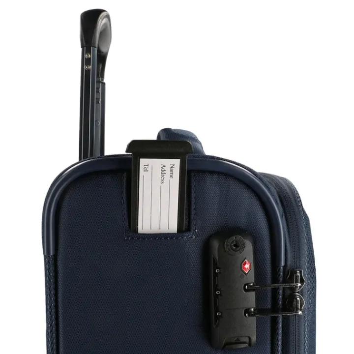 Transavia Trolleys|Klm Trolleys>Travelbags The Base Soft Trolley S dark blue