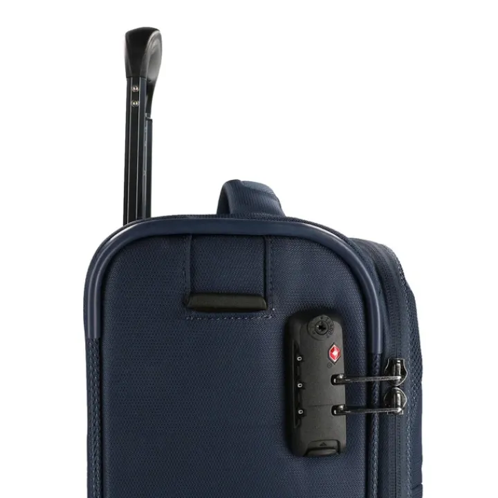 Transavia Trolleys|Klm Trolleys>Travelbags The Base Soft Trolley S dark blue