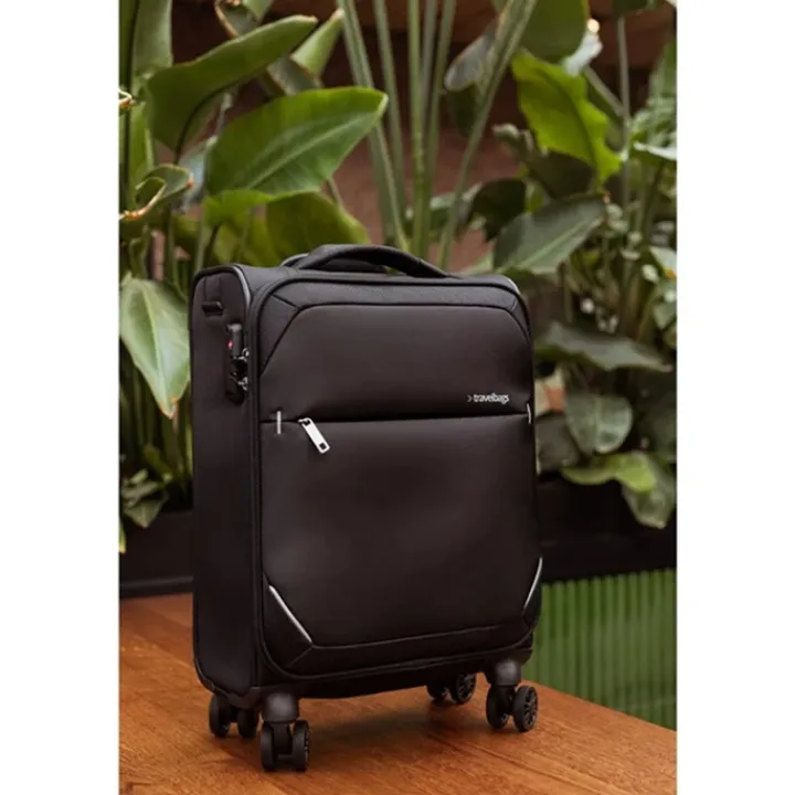Transavia Trolleys|Klm Trolleys>Travelbags The Base Soft Trolley S black