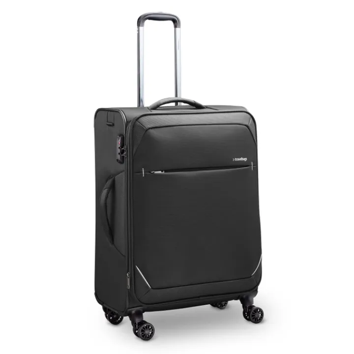 Reistrolleys|Reiskoffers>Travelbags The Base Soft Trolley 68 black