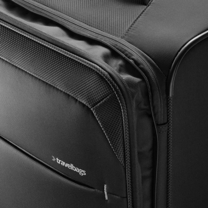 Reistrolleys|Reiskoffers>Travelbags The Base Soft Trolley 68 black