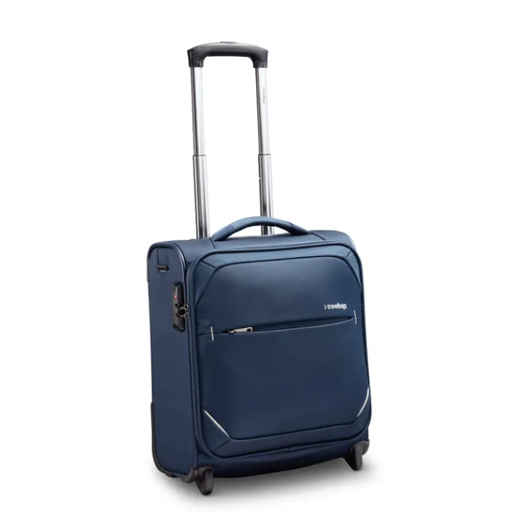 Transavia Trolleys|Handbagage Trolleys>Travelbags The Base Soft Trolley Underseater dark blue