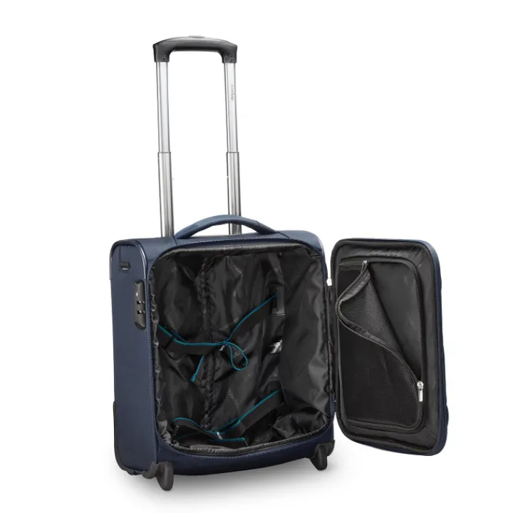 Transavia Trolleys|Handbagage Trolleys>Travelbags The Base Soft Trolley Underseater dark blue