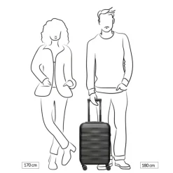 Transavia Trolleys|Klm Trolleys>Travelbags The Rollaway Cabin Trolley ice blue