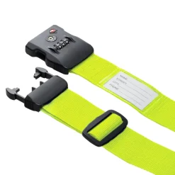 Kofferriemen|Koffersloten>Travelbags Travel Accessories TSA Luggage Strap lime green