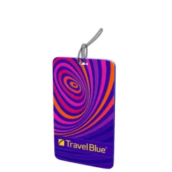 Adreslabels>TravelBlue ID Tag Adreslabel waves