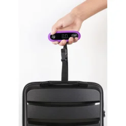 Kofferweegschalen>TravelBlue Portable Digital Scale purple