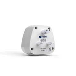 Wereldstekkers>TravelBlue Travel Adaptor Europe to India white